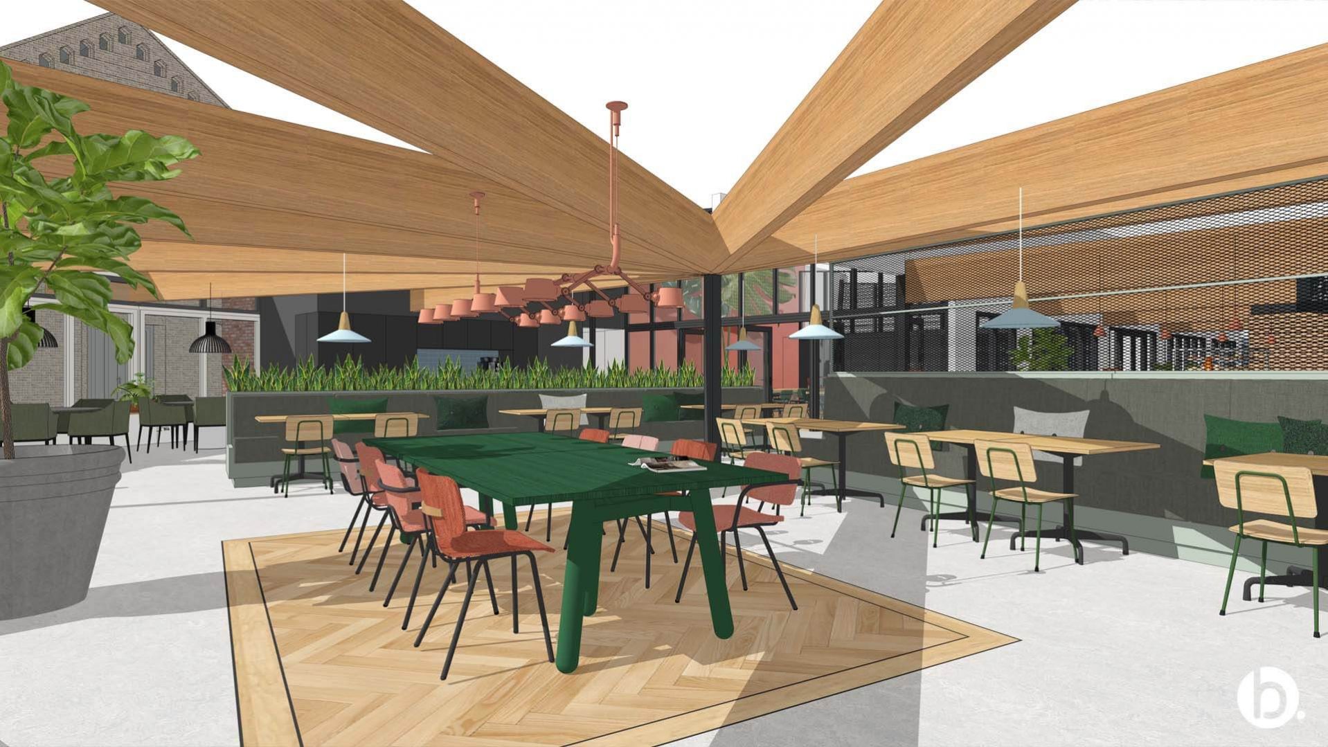 Ipse de Bruggen, restaurant ontwerp, 3D visualisatie | Burobas