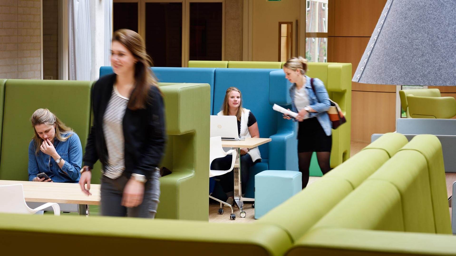 Hogeschool de Kempel, interieur voor het onderwijs, interieurarchitect Helmond, | Burobas