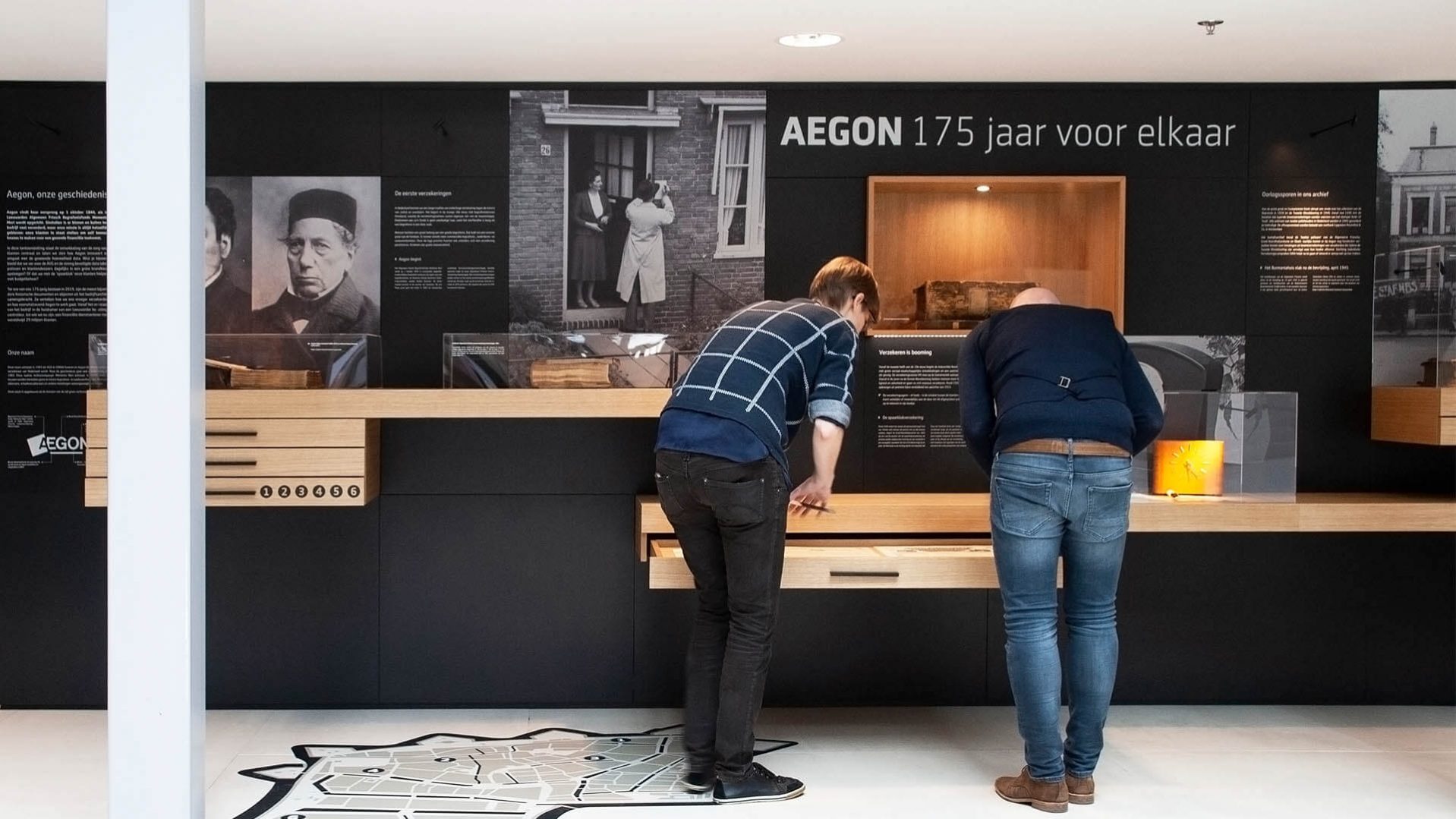 Aegon, tentoonstellingsontwerp | Burobas