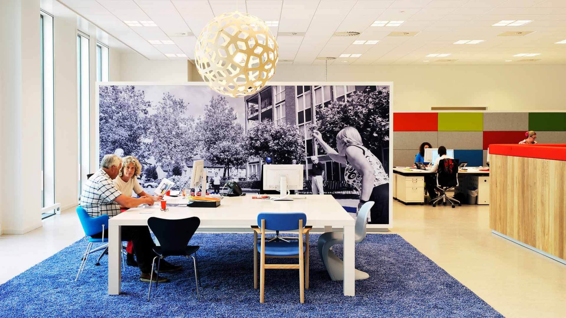 Wooninc. Eindhoven, klantcentrum, kantoor als ontmoetingsplek, interieur woningcorporatie, wooncorporatie, interieuradvies eindhoven | Burobas